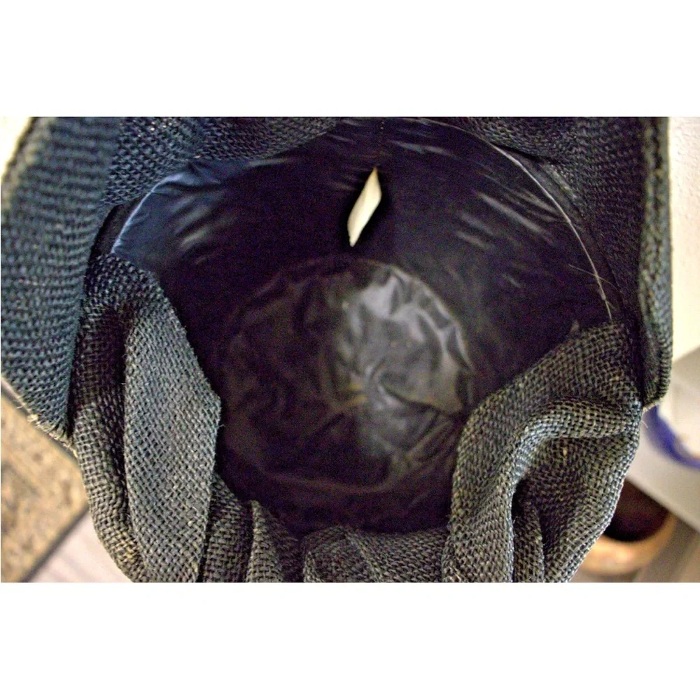 Vintage Basket Purse Bucket Bag East Texas Handbag Co 60s - 70s Artisanal Resort - Picture 8 of 9